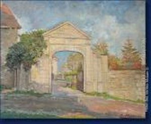 Entree Du Chateau De Puisseguin by Edouard Masson