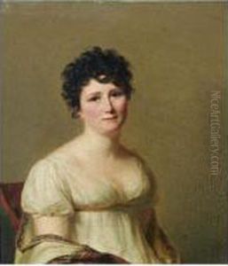 Portrait De Madame Jean-conrad Hottinguer by Firmin Massot