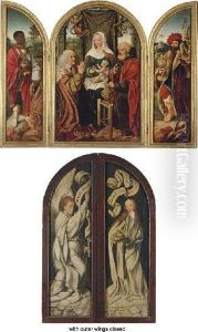 The Adoration Of The Magi: A Triptych; Outer Faces: The Annunciation