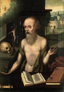 Saint Jerome by The Master Of The Female Half-Lengths