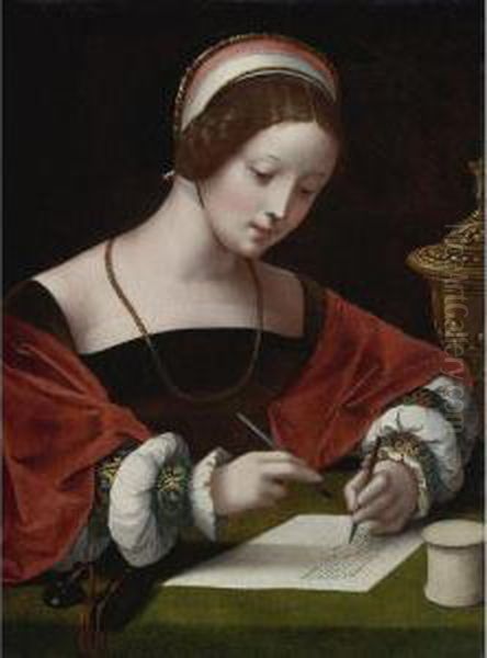 The Magdalene Writing A Letter - view 1