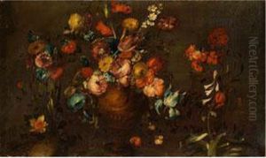 Grosses Blumenstilleben by Master Of The Guardeschi Flowers