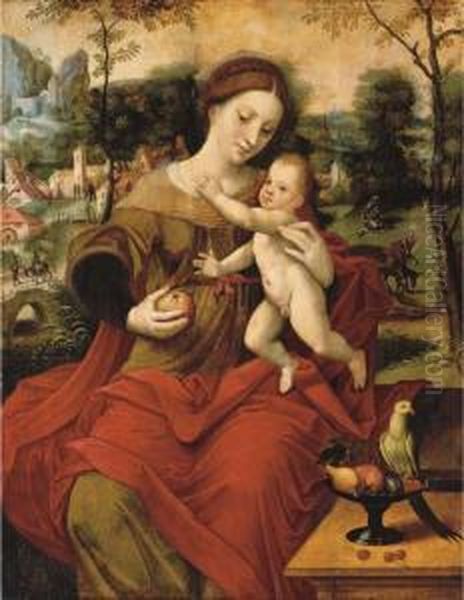 The Virgin And Child, The Rest On The Flight Into Egyptbeyond - view 1