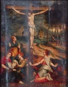 La Crucifixion by Master Of The Prodigal Son