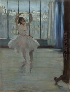 Dancer in Front of a Window (Dancer at the Photographer's Studio) c.1874-77