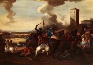 Reitergefecht In Den Turkenkriegen