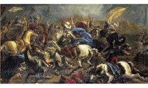 Une Charge De Cavalerie by Marzio Masturzio