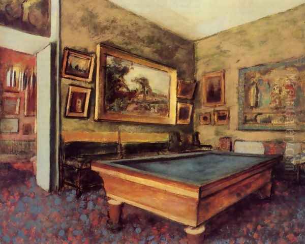 The Billiard Room at Menil-Hubert - view 1