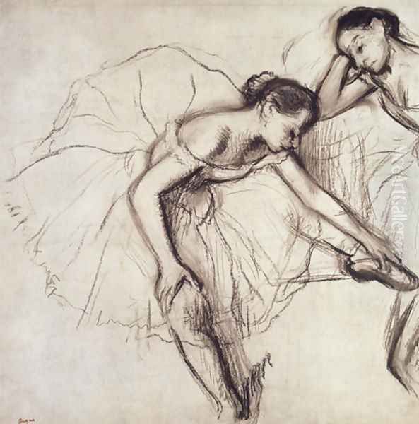 Two Dancers Resting - view 1