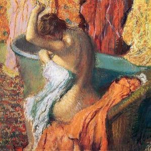 Seated Bather Drying Herself