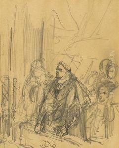King Sigismundus Listening To The Bell