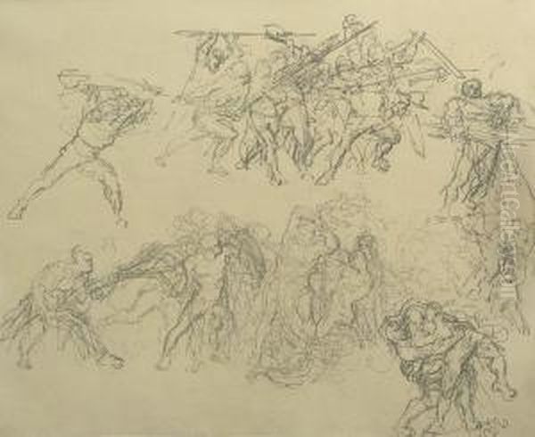 Studies Of Fighting Men - view 1