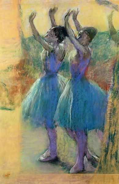 Two Blue Dancers - view 1