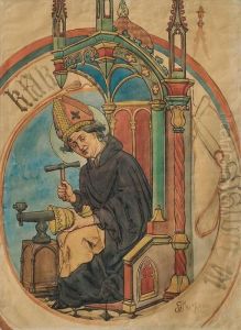 Saint Eligiusz, Patron Of Goldsmiths