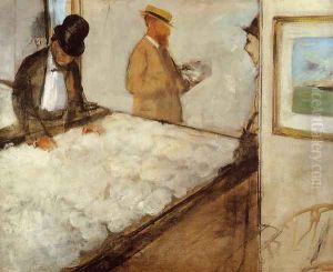 Cotton Merchants in New Orleans, 1873 by Edgar Degas
