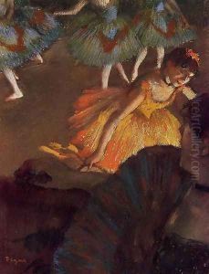 Ballerina And Lady With A Fan