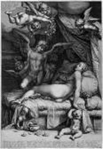 Amor Und Psyche by Jacob Matham