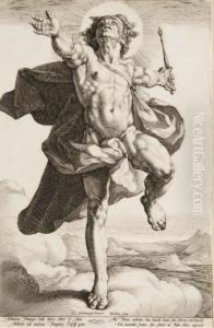 Apollo In The Clouds by Jacob Matham