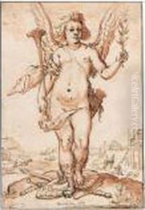 An Allegory Of Fame by Jacob Matham