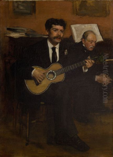 The guitarist Pagans and Monsieur Degas - view 1