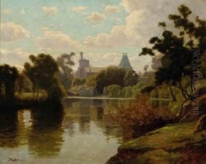 Australian Paper Mill Overlooking The Yarra River From Kew