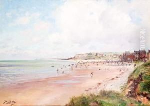 Plage Normande, Circa 1890 by Paul Mathey