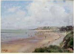 Bord De Plage En Normandie