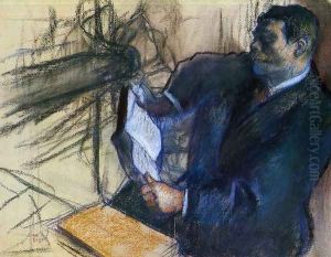 Pagans and Degas's Father by Edgar Degas