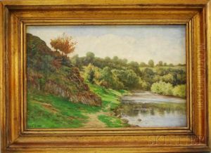 On The Riverbank by Gabriel Mathieu