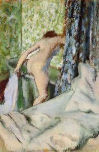 The Morning Bath 1890 by Edgar Degas