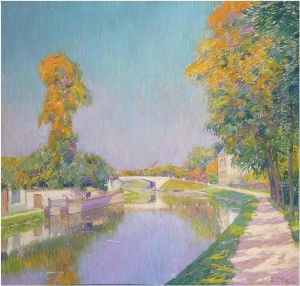 A View Of A Canal, France