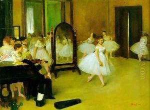 Dance Class 1871 by Edgar Degas