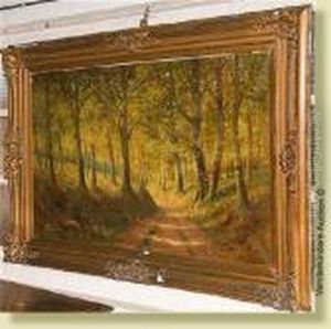 Foret De Soignes Ensoleillee by Henri Mathy