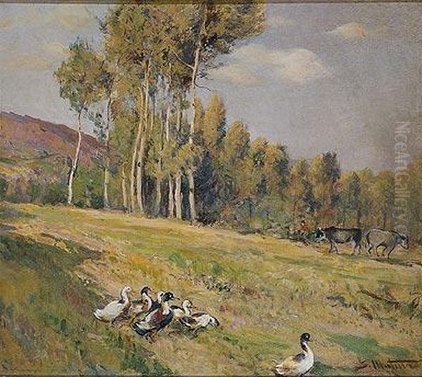 Paisaje Con Patos - view 1
