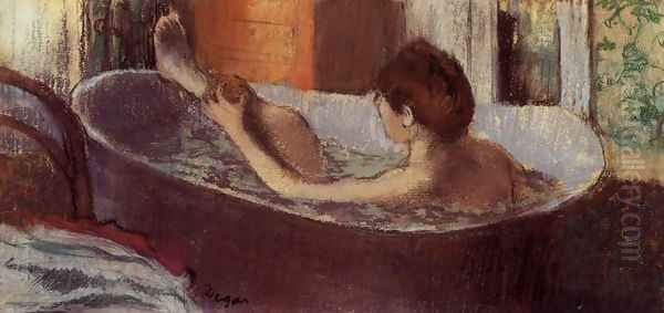Woman in her Bath, Sponging her Leg, c.1883 - view 1