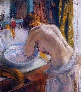 La Toilette I by Edgar Degas