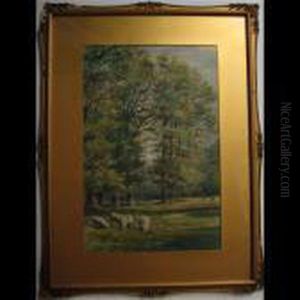Sheep Grazing by Marmaduke Matthews