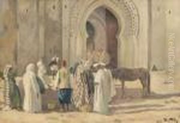 Souk Devant Les Remparts - view 1