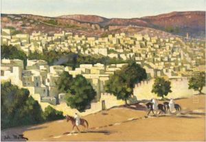 Cavaliers Approchant De Fes (maroc) by Gill Julien Matthey