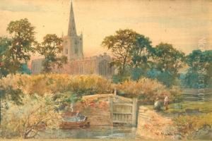 Stratford Church And Lock by William Matthison