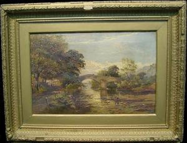 Ilkley Bridge From The Nesfield Road - view 1