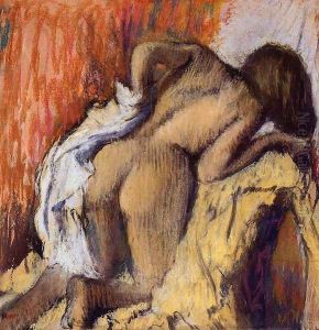 Woman Drying Herself, c.1890-95 by Edgar Degas