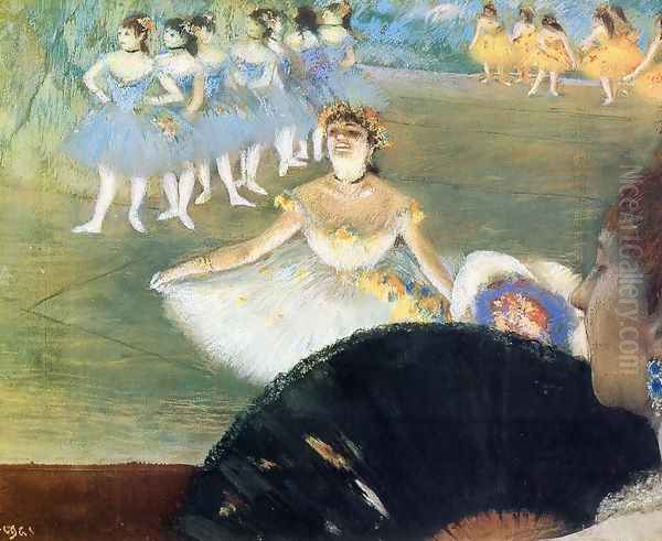 Dancer with a Bouquet of Flowers - view 1