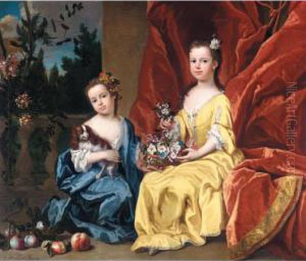 Portrait Of Catherine Sancroft (c. 1716-1780) And Her Sister Elizabeth (1714-1788) - view 1