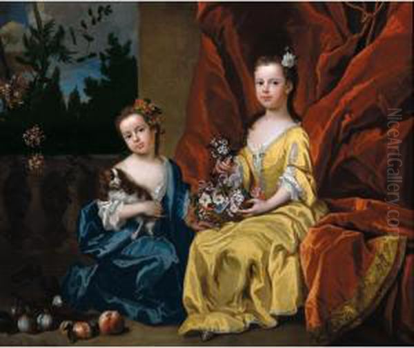 Portrait Of Catherine Sancroft (c.1716-1780) And Her Sister Elizabeth (1714-1788) - view 1