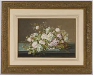Still Life With Lilacs And Roses by Raoul Maucherat de Longpre