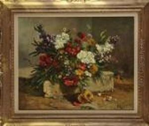 Lilas Blanc Et Rose by Raoul Maucherat de Longpre