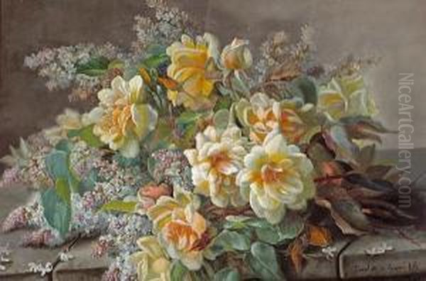 Lilacs And Roses - view 1