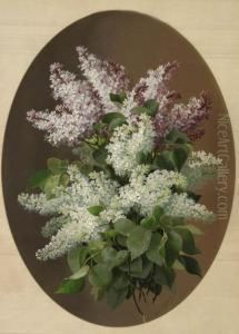 Still Life With Lilacs by Raoul Maucherat de Longpre