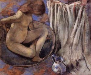 Woman in the Tub by Edgar Degas